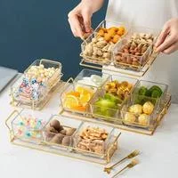 Фруктовая тарелка Закуски Печенье Конфеты Сетка Хранение продуктов Бытовой Гостиная — для кухня — фото 2