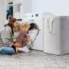 75 л Большие складные корзины для белья с ручкой Бытовая корзина для хранения одежды — для детская — фото 6