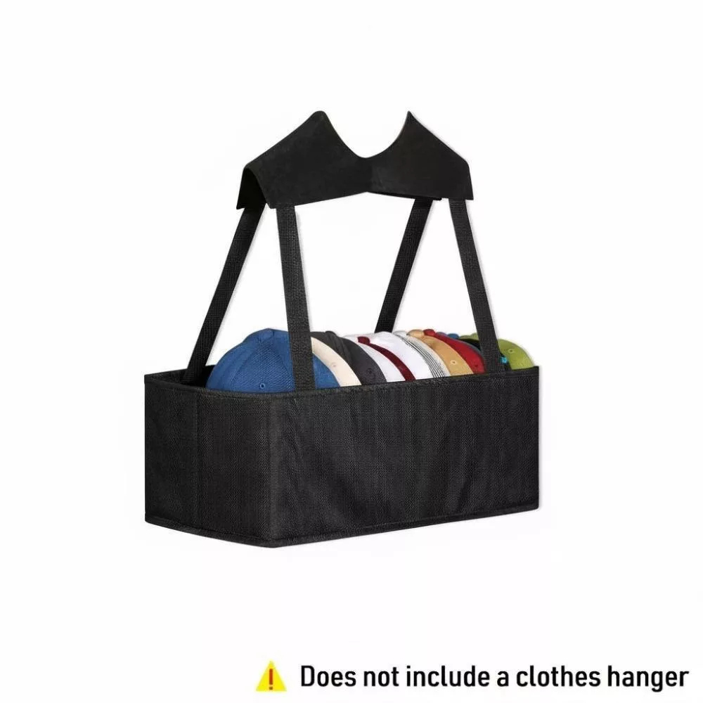 Нетканый материал Бейсболка Хранение Подвесная сумка Складывающаяся Экономия места — для прихожая — фото 4