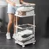 Двухслойная стойка для хранения одежды — для ванная