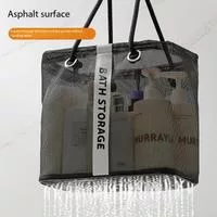 Складная сетчатая корзина для слива 2в1 Дорожный органайзер для туалетных принадлежностей — для ванная — фото 2
