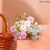 Миниатюрная плетеная корзинка для цветов 1:12 Кукольный домик Ручная корзина Хранение — для детская — фото 5