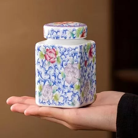 Керамические герметичные банки Цветочные Портативные Орехи Кухонная организация — для кухня