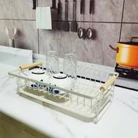 сушилка для посуды Деревянная ручка Современный стиль Полка — для кухня — фото 2
