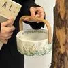 Ретро оригинальный дизайн ветряные колокольчики цветок керамическая корзина для — для прихожая