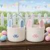 Корзина для пасхальных яиц из хлопковой веревки — для детская
