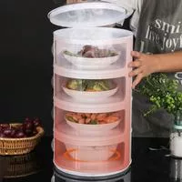 Изолированная крышка для блюд Защита от мух Пыленепроницаемая Многослойное хранение — для кухня — фото 2