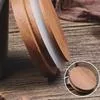 Портативные банки для кофе из нержавеющей стали с деревянной крышкой Универсальный — для кухня