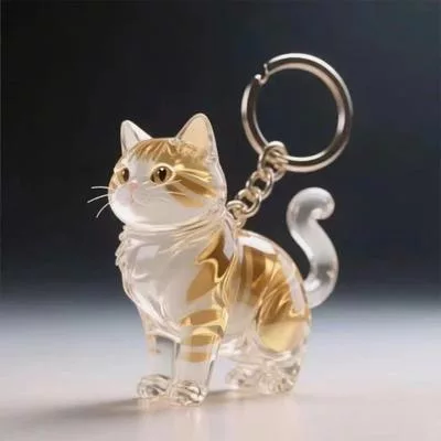 Мультяшный Кот Хранение Шерсти Шарм Для Подарков Своими Руками Брелок С Хранилищем — для кухня — фото 3