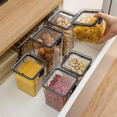 Прозрачная коробка для хранения продуктов — для кухня — фото 3