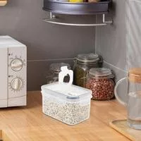 Контейнер для хранения продуктов с крышкой Органайзер для кладовой Банки Емкость — для кладовка — фото 2