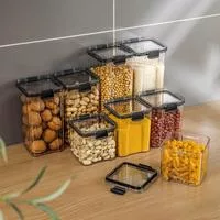1 шт. прозрачная коробка для хранения продуктов — для кухня — фото 2