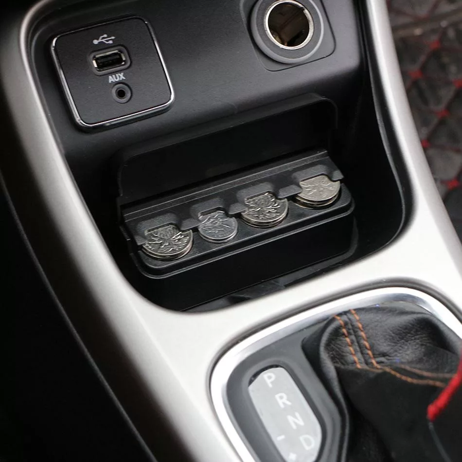 ABS Автоматический Пластиковый Автомобильный Евро Монетник Контейнер для Денег — для кухня — фото 4