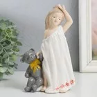 Фигурка керамика «Девочка с мишкой» — для спальня — фото 6