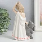 Фигурка керамика «Девочка с мишкой» — для спальня — фото 8