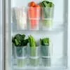 Пластиковые контейнеры для хранения свежих продуктов Штабелируемые Вертикальный — для кухня