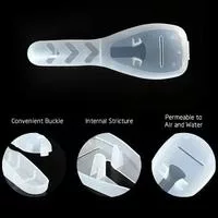 1/3 шт. дорожный мужской ручной бритвенный станок Защитный пластиковый — для кухня — фото 2