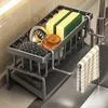Кухонная сушилка для раковины без сверления Полка для хранения специй Подвесная — для кухня