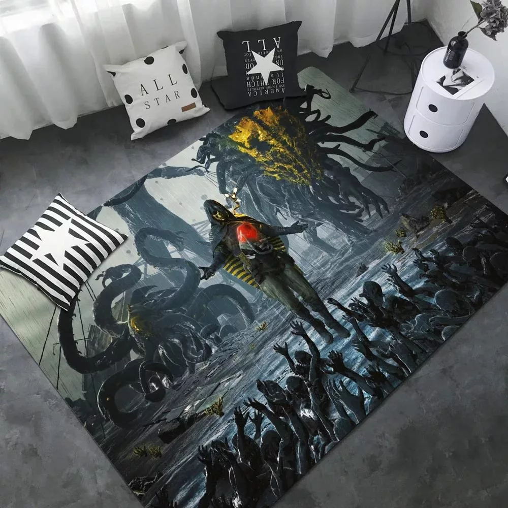 Кухонный коврик Death Stranding Дешевле Противоскользящий Современная Гостиная — для кухня — фото 4