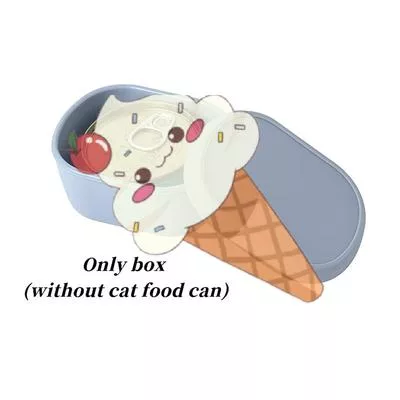 1 шт. 3 унции Контейнер для консервов с кошачьей едой пищевого качества Многоразовый — для кухня — фото 3