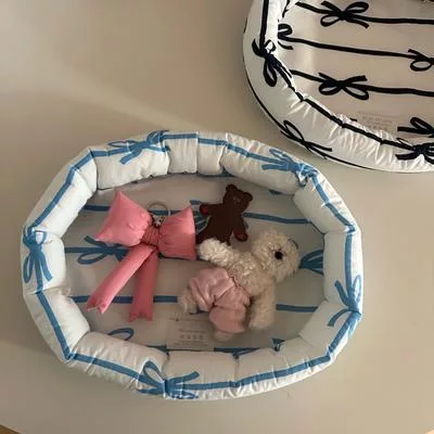 Цветной Дофамин Корейский Ins Стиль Хлопковые Корзины для Хранения Милый Синий — для прихожая — фото 3