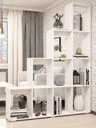 Стеллаж-перегородка для зонирования «Кантри» — для спальня — фото 4