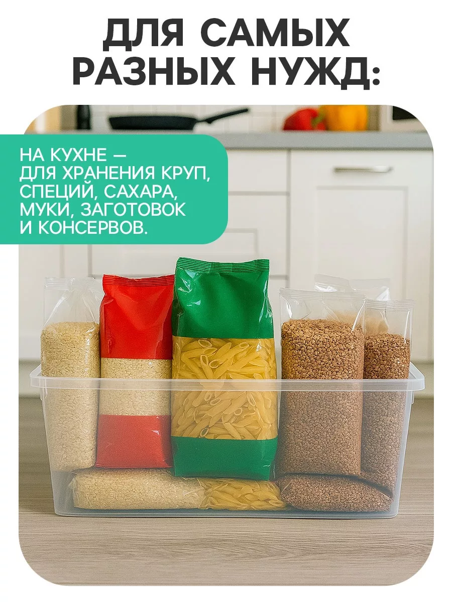 Ящик пластиковый для хранения — для ванная — фото 2