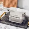 Ins Прозрачная романтическая коробка для салфеток Настольный держатель для бумаги — для кухня — фото 9