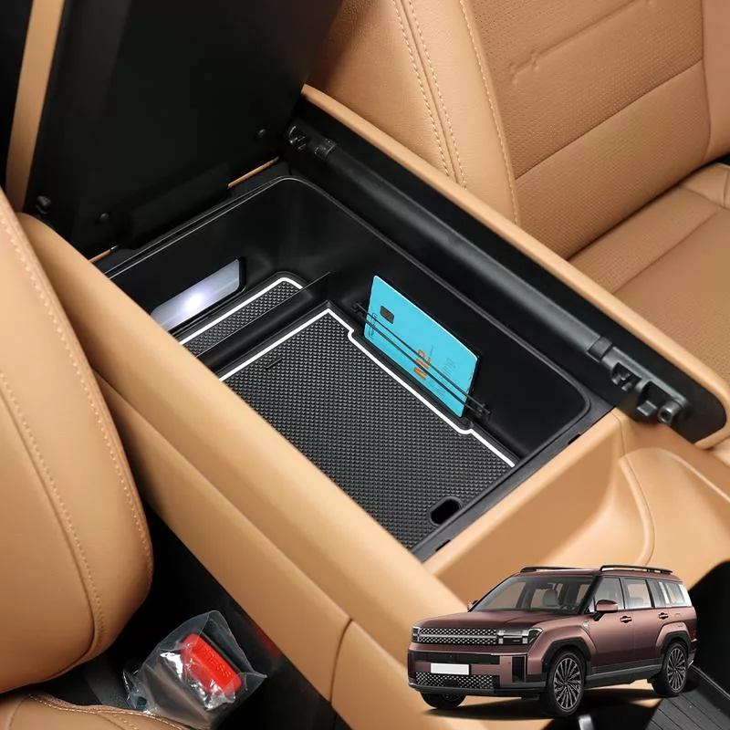 Для Hyundai Santa Fe MX5 2024 2025 Центральная консоль Подлокотник Ящик для хранения — для кухня — фото 4