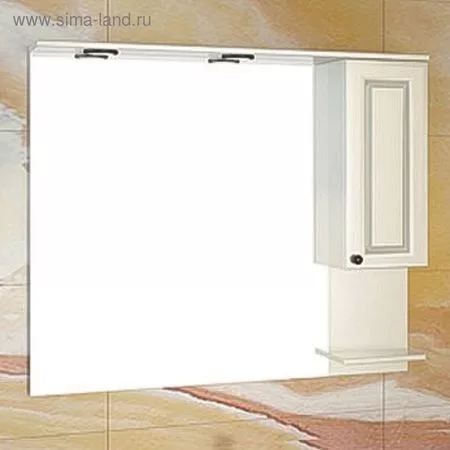 Зеркало шкаф Comforty Севилья 100 для ванной комнаты — для ванная