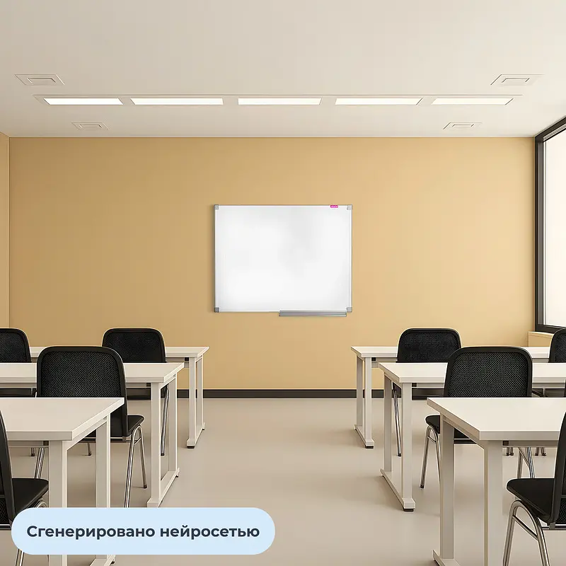 Доска магнитно-маркерная Attache (Attache Economy) Classic 90x120 см односекционная — для спальня — фото 5
