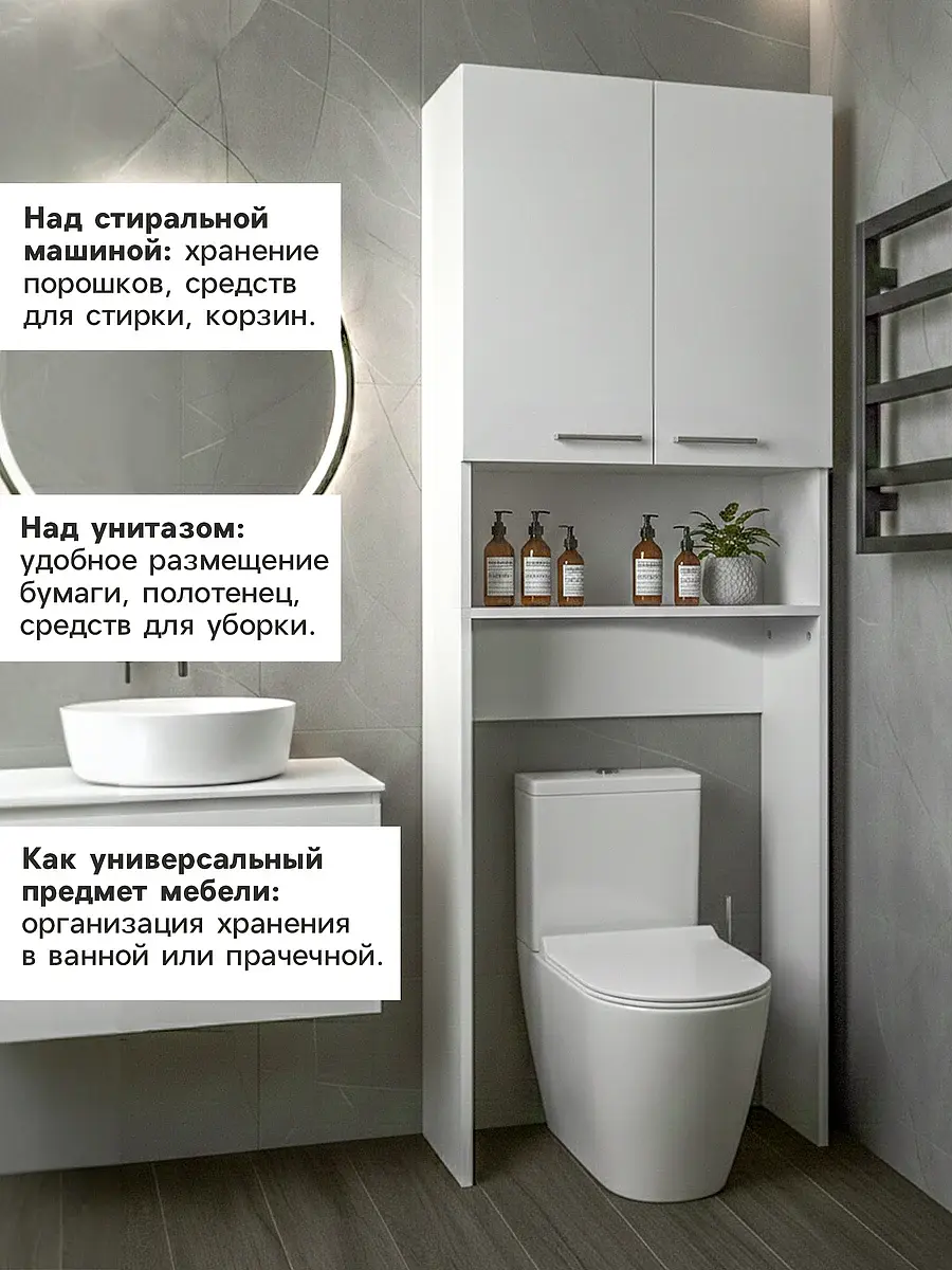 Стеллаж для ванной комнаты — для ванная — фото 3