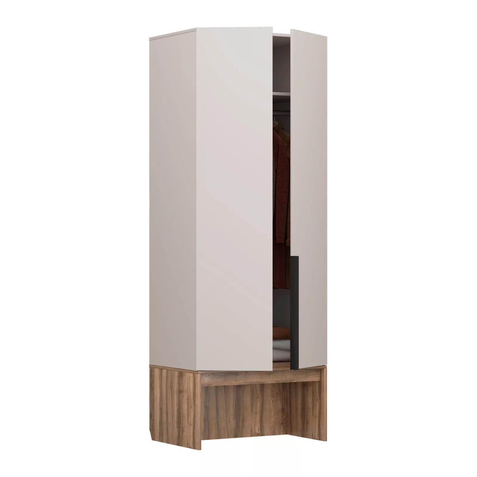 Шкаф прямой двухстворчатый «Чарли 3» — для гардероб — фото 4