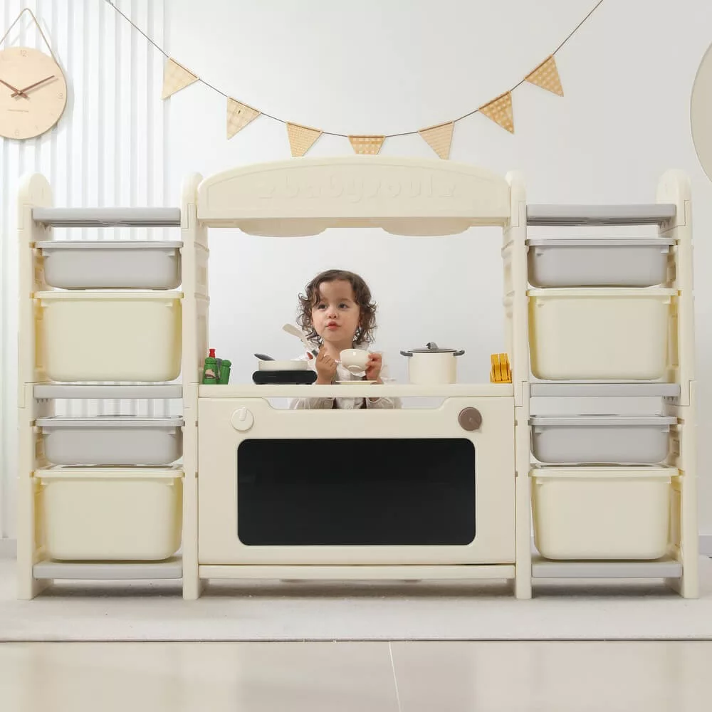 Детская кухня UNIX Kids Cook&Store 8 Grey PKTNCS8GRY — для кухня — фото 2