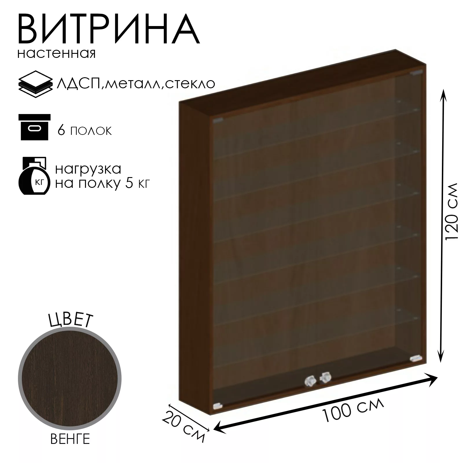 Витрина настенная — для спальня