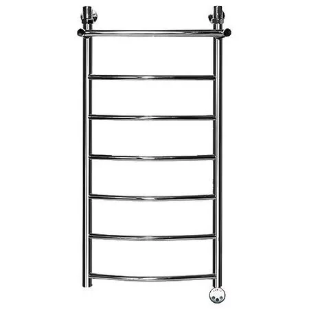 Электрический полотенцесушитель Ника ЛД/ВП Электрическая Лесенка Дуга/Верхняя Полка — для ванная