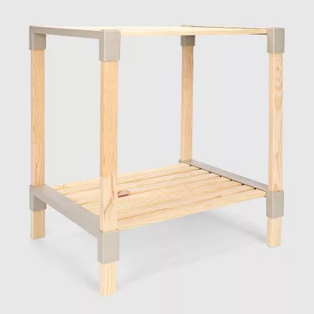 Стеллаж для хранения Fixwood Fix-2013-2 бежевый 41х34х46 см — для кладовка