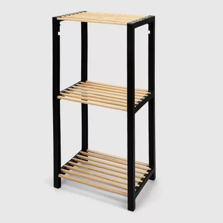 Стеллаж для хранения Fixwood Fix-2003 чёрный 35х29х78 см — для кладовка