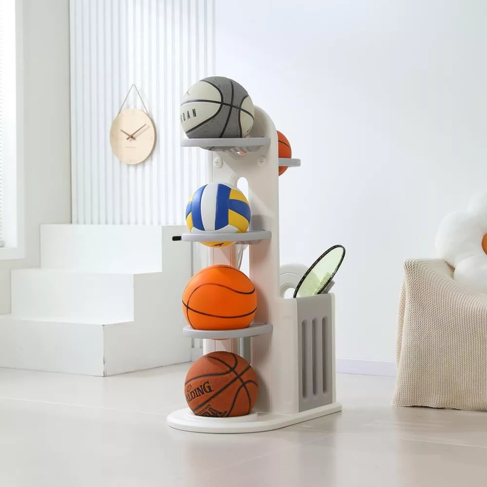 Подставка для мячей UNIX Kids Classic серый (PBSCL4GY) — для детская — фото 6