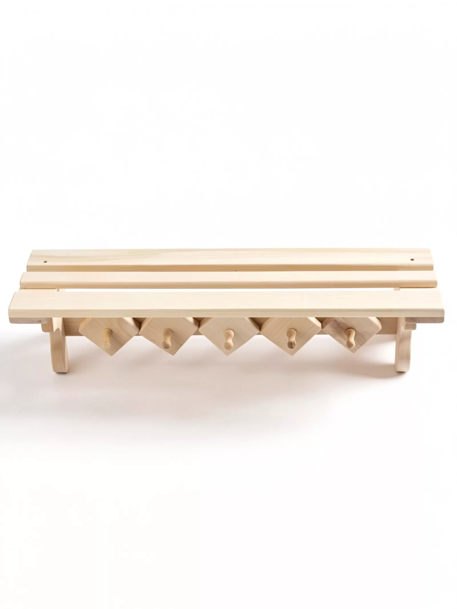 Полка-вешалка для бани и сауны — для спальня — фото 3