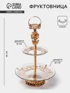 Этажерка-фруктовница круглая «Расцвет» — для спальня — фото 7
