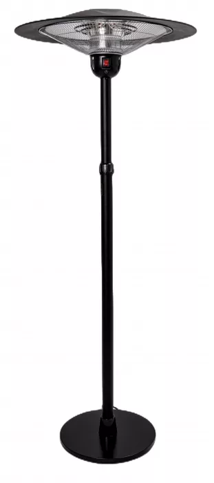 Инфракрасный обогреватель Hugett Floor Steel 1821ADC Black — для ванная