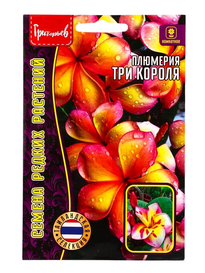 Семена цветов Плюмерия «Три Короля» 3 шт. 12.29 г — для балкон — фото 3