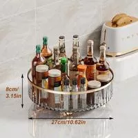 Вращающийся стеллаж для хранения косметики — для кухня — фото 2