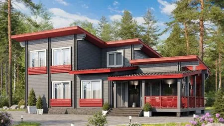 Дом Woods из бруса Твин Пикс — для кухня