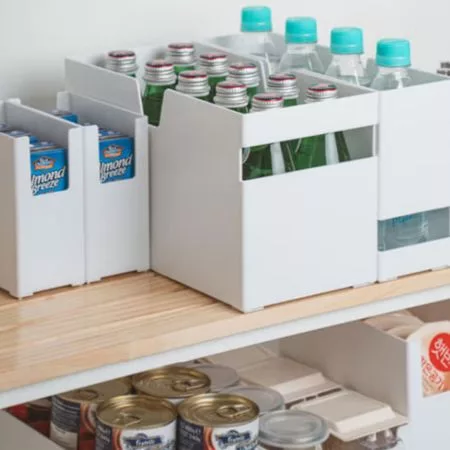 Пластиковый контейнер для хранения с ручкой для кладовой – 15 x 30 x 17.5 см — для кладовка