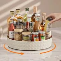 Вращающаяся на 360 градусов стойка для хранения приправ — для кухня — фото 2