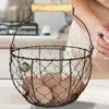 Корзина для сбора яиц Металлический держатель для хранения на кухне Кухонная — для кухня