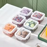 Пластиковый контейнер для хранения продуктов Прозрачный органайзер 350 мл — для кухня — фото 2