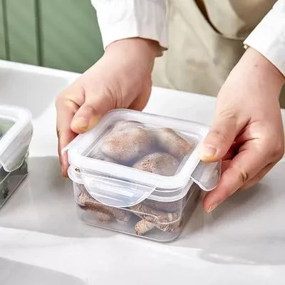 Пластиковый контейнер для хранения продуктов Прозрачный органайзер 350 мл — для кухня — фото 7